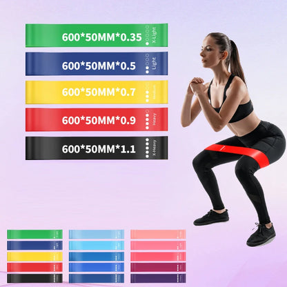 Set van 5 Fitness Resistance Bands - YSO Gym Essentials